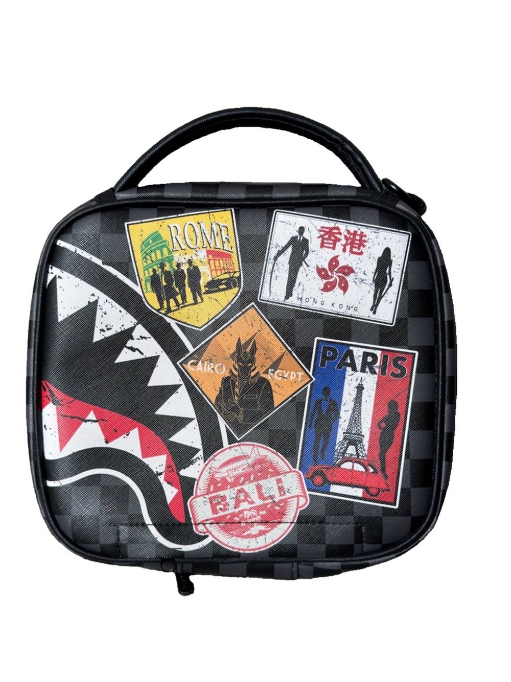 Sprayground Global Mogul Unlimited Miles Snackpack Case Lunchbox NO STRAP